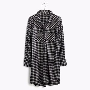 Madewell Daywalk Shirtdress in Hilldale Plaid (S)